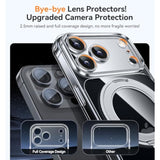 360 Degree Spin Magnetic Stand for iPhone 17 Pro Max Clear Case