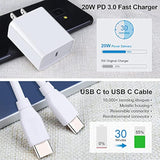Usb C Fast Charger For Google Pixel 9A 9 Pro Xl Fold 9 8A 8 Pro 7A 7 7 Pro 6 6 Pro 6A 5 4 4A 4Xl 3A 3Xl 2 Xl, Samsung Galaxy A16 A15 A14 5G S25 S24, 20W 3A Pd Power Adapter With 6Ft Type C To C Cable