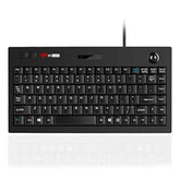 Mcsaite Wired Trackball Keypad - Keyboard And Roll Mouse Combo - 11.8X7.5X1.4 Inches - For Pc Laptop Notebook Desktop - Us English Layout - Black