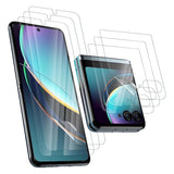 (3 Sets 6 Packs Screen Protector Compatible For Motorola Razr+ / Plus 2023 Front And Inner Screen, Protector De Pantalla Premium Quality Soft Tpu High Definition Bubble-Free