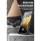 SUPCASE Unicorn Beetle Pro Series Case Designed for Samsung Galaxy S21 FE 5G (2022 Release), Full-Body Dual Layer Rugged Holster & Kickstand Case With Built-in Screen Protector (Black)