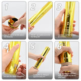 Confetti Cannon 6 Pack Gold Party Poppers 12 Inch Streamer Cannon Confetti Golden Poppers Confetti Shooters Bulk For Wedding,Birthday,Graduation,Christmas,New Year Celebration