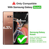 Case For Samsung Galaxy Note 9, Crystal Clear Designed Nonslip Shockproof Protective Note 9 Phone Case, Hybrid Thin Cover For Samsung Galaxy Note 9 Transparent