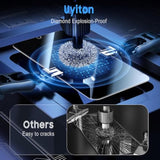 2-Pack Privacy Screen Protector for Samsung S24/S25, Anti-Spy, Fingerprint Support, Auto Align