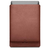 Leather Sleeve Cover Case For Macbook Pro 16 Inch - Cognac Brown