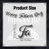 Black Glitter Happy Fathers Day Banner Black Glitter