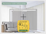 Wifi Smart Garage Door Controller Module, Tuya Smart Life, Ac 100-240V, Single Channel With Mounting Kit, Ce Certified, Yellow (1Ch Curtain Wifi Ac)