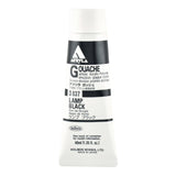 Holbein Acryla Gouache Artists Acrylic Polymer Emulsion, 40ml Lamp Black (D837)