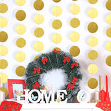 10 Pcs 131 Ft Glitter Paper Circle Dots Circle Garlands Coin Garland H