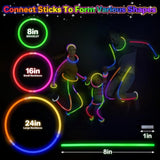100 Pcs Glow Sticks Bulk Party Favors, 8" Glow In The Dark Party Supplies, Light Sticks For Party Favors Glow Necklaces And Bracelets For Kids Or Adults