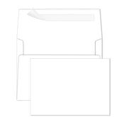Blank Note Cards (Not Folded) And Envelopes 5 X 7 Flat Cardstock And A7 Envelopes Self Seal 100 Pack For Wedding, Invitations, Diy Postcards, Thank You Cards & All Occasion