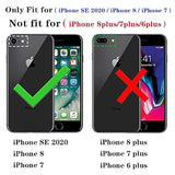 For Iphone 8 Case, Iphone 7 Case, Iphone Se 2020/2022 Case With Screen Protector, Military Grade Protective Cases With Ring For Iphone Se (Red)