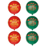 My First Christmas Balloons - 22 Inch, Pack Of 6 | Merry Christmas Foil Balloons For 1St Birthday Decorations