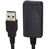 Usb-A 2.0 Extension Cable, For Printer, Mouse Or Keyboard, Male To Female, 480Mbps Transfer Speed, 32 Feet, Black
