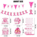 Breast Cancer Awareness Decorations, Pink Ribbon Balloons Party Supplies