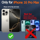 Battery Case For Iphone 16 Pro Max, Enhanced 12000Mah Portable Protective Wireless Charging Case Support Carplay Compatible With Iphone 16 Pro Max (6.9 Inch) Rechargeable Battery Charger Case (Black)