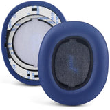 E55Bt Replacement Ear Pads Ear Cushions Compatible With Jbl E55Bt E55 (E55 Bt) Over-Ear Wireless Headphones Softer Protein Leather Noise Isolation Memory Foam Earmuffs Earpads Ear Cups Cover (Blue)