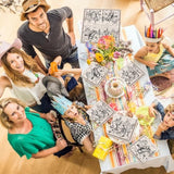 50Pcs Cowboy Paper Napkins Western Party Decorations Brown Wild West Rodeo Disposable Luncheon Dinner Napkins For Cowboy Birthday Baby Shower