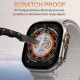 2 Pack Hard Pc Case For Apple Watch Ultra 3 (2025)/ Ultra 2 / Ultra Screen Protector 49Mm, With 9H Tempered Glass, Full Protective Cover For Iwatch Ultra 49Mm, Clear