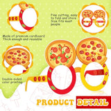36 Pcs Food Party Decorations Donut Paper Glasses Ice Cream Photo Booth Props Popcorn Theme Eyeglasses Snack Supplies Candy Favors Food Theme Birthday Party Gifts