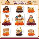 9Pcs Premium Fall & Thanksgiving Party Decorations Set - Autumn Honeyc
