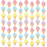 12 Pcs Ice Cream Birthday Party Decorations Pastel Banners Garland Kit Ice Cream Themed Hanging Swirls Streamers Birthday Party String For Summer Beach Baby Shower 1St Girl Favor Party Supplies Decor