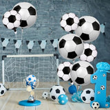 8Pcs 22" Soccer Balloons 4D Foil Mylar Soccer Party Decorations Birthday Supplies