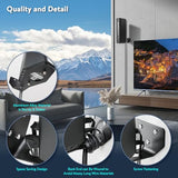 Wall Mount Bracket For Nighthawk Wifi 7 Router, Aluminum Alloy Wall Mount Holder Compatible With Nighthawk Rs90 Rs100 Rs150 Rs200 Rs280S Rs300 Rs500 Rs600 Rs700S Be17000 Be19000 (1 Pack)