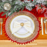 125-Piece Gold Plastic Plates Set Includes 25 Plates Forks Knives Spoons Disposable