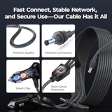 3 In 1 Starlink Mini Cable 10Ft/3M, High-Speed Usb-C/Car Charger/Dc To Dc Starlink Mini Power Cable, Ip65 Waterproof Starlink Mini Accessories Car Adapter Cord For Stable Outdoor Internet