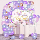 Butterfly Baby Shower Decorations For Girl Purple A Little Butterfly I