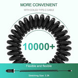 Usb C Car Charger, 3.4A Fast Charging Car Charger Adapter With 3Ft Type C Coiled Cable For Samsung Galaxy A16 A15 5G A14 A13 A53 A54 A55 A25 A35 S25 S24 S23 Fe S22 S21 S20 A21 A11, Pixel 9 8A 8 Pro