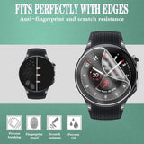 Watch Screen Protector (4+1Pack) Compatible For Oneplus Watch 2 And Case With Tempered Glass Film Hard Pc Bumper Full Coverage Cover, Black