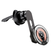 For 15W Magsafe Car Airvent Charger, 360° Rotatable, 15W Fast Magsafe Car Charger, Hands Free Magnetic Car Phone Holder For Iphone 16 Pro Max Plus/Iphone 15/14/13/12 Pro Max Plus, Black