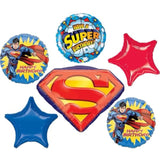 Anagram Superman Birthday Party Supplies Balloon Bouquet Decorations