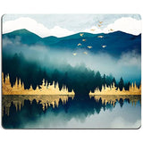 Mountains Landscape Mouse Mat, Waterproof Non Slip Rubber Base Mouse Pad For Office Laptop, 9.5"X7.9"X0.12" Inch