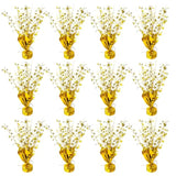 12pcs Gold Metallic Star Table Decor Party Centerpiece Birthday Holiday