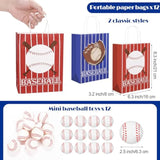 144 Pieces Baseball Theme Party Favors With Inflatable Bats Stress Baseballs Keychains Stickers Whistle Medals Bracelets Tote Bags For Sport Party Baseball Decorations Birthday Gifts