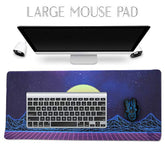 Large Gaming Mouse Pad, Extended Xxl Desk Pad & Non-Slip Rubber Mat For Mice And Keyboard With Stitched Edges ?90X40 Zisesun011?