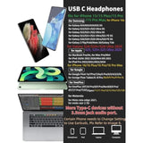 Usb C Headphone, Type C Earphone Magnetic Wired Earbud For Samsung S22 Ultra S