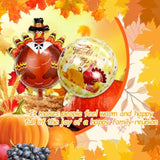 Happy Thanksgiving Balloons Set 6Pcs Turkey Foil Balloons for Indoor Party Decor