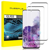 2 Pack For Samsung Galaxy S20 Plus Screen Protector 6.7 Inch, Hd Clear Tempered Glass, Support Fingerprint Unlock, High Sensitivity, Case Friendly, Easy Installation