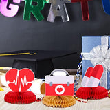 9 Pieces Nurse Graduation Honeycomb Centerpiece Nurse Graduation Party