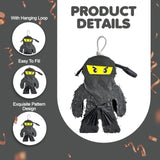 Apinata4U Black Ninja Pinata With Stick And Blindfold Ninja Themed Birthday Party Decoration Party Decor For Martial Arts Themed Events Kids Supplies Birthday Gift For Kids Favors
