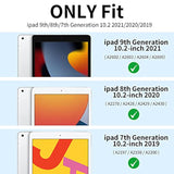 Case For Ipad 9Th/8Th/7Th Generation 10.2 Inch, Slim Lightweight Trifold Stand