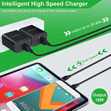 3Pack Quick Charge 3.0 Wall Charger Samsung Fast Charging Block 18W Qc 3.0 Usb Charger Wall Adapter Plug For Samsung Galaxy S25 S24 S23 S22 S10 S9 Z Flip 7 6 5 4 Z Fold 7 6 5 4 A17 A16 A25 A35 A54 A53