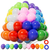 200pcs 5-Inch Mini Rainbow Balloons – Assorted Colors for Party, Birthday & Garland Decor