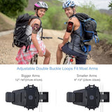 Cell Phone Running Armband - Detachable & 360° Rotatable Universal Cellphone Arm Band For Iphone 16 15 14 13 12 Pro Max Plus Samsung Galaxy Note S24 S23 For Workout Exercising Walking Jogging
