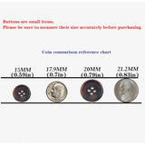 11 Pieces Genuine Natural Horn Blazer & Suits Button Set - For Blazer,