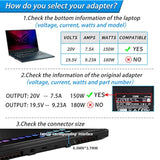 For Asus 150W Charger, Asus Tuf Adapter For Adp-150Ch B A18-150P1A Rog Strix S